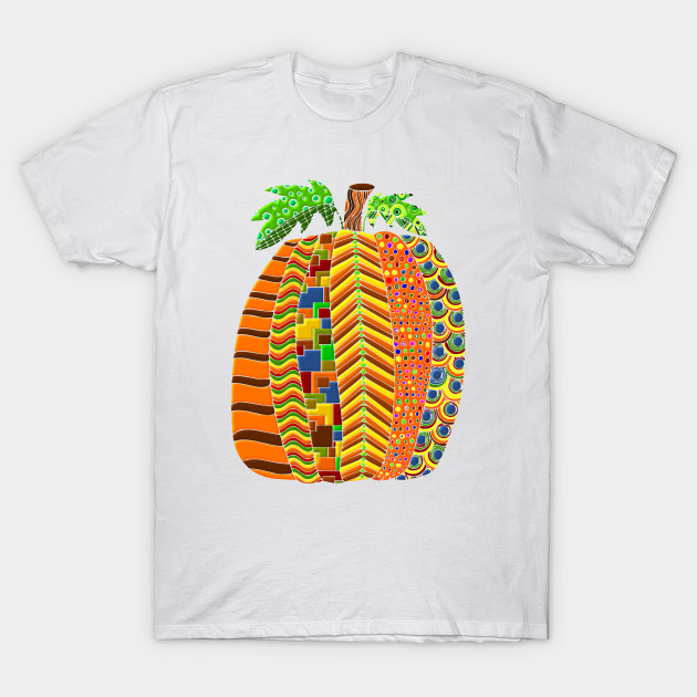 Quirky Pumpkin Art T-Shirt-TOZ